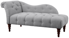 Homelegance® Gray Hill Blue Chaise