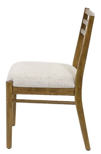 Martin Furniture Lachlan Warm Sienna Slat Back Side Chair-2