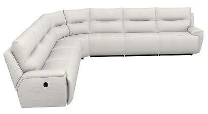 La-Z-Boy® Palmer Linen Reclining Sectional with Custom Layout Options-1