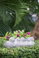A & B Home Matte Gray Bird Planter-4