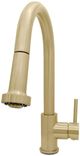 ZLINE Autograph Edition Monet Champagne Bronze Pull Down Single Handle Kitchen Faucet-2