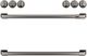 Café™ Brushed Black Front Control Gas Knobs and Handle Kit-0