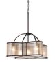 Cal® Lighting & Accessories Dixon 5-Light Copper Chandelier-0