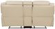 Homelegance® Amite Beige Double Reclining Loveseat with Console-4