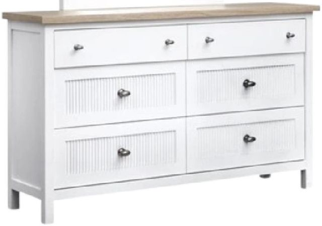 Magnussen Home® Windmill Harbour White Whisp/Sand Dresser-0