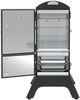 Broil King® 22” Black Freestanding Charcoal Cabinet Smoker-1