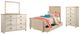 Signature Design by Ashley® Willowton 4-Piece Whitewash Twin Youth Panel Storage Bed Set-0