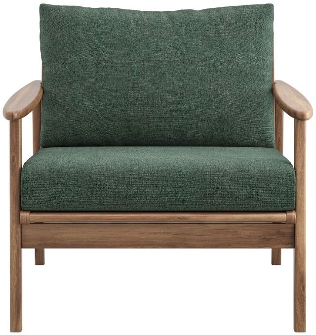 New Classic® Home Furnishings Ashton Moss Acacia/Fabric Outdoor Patio Club Chair-2