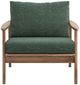 New Classic® Home Furnishings Ashton Moss Acacia/Fabric Outdoor Patio Club Chair-2