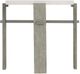 Bernhardt Foundations Linen Side Table with Light Shale Base-1