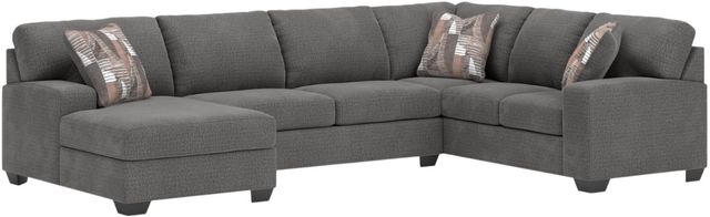 Signature Design by Ashley® Seyler Lane 3-Piece Graystone Left-Arm Facing Sectional with Chaise-0