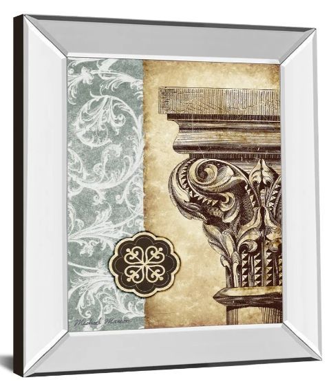 Classy Art Romanesque I by Michael Marcon Mirror Framed Wall Art-1