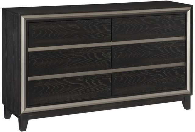 Mazin Furniture Grant Ebony Dresser-2