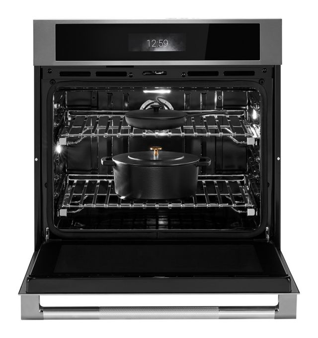 Jennair® RISE™ 30" Stainless Steel Single Electric Wall Oven with V2™ Vertical Dual-Fan True Convection with Advanced Temperature Precision-2