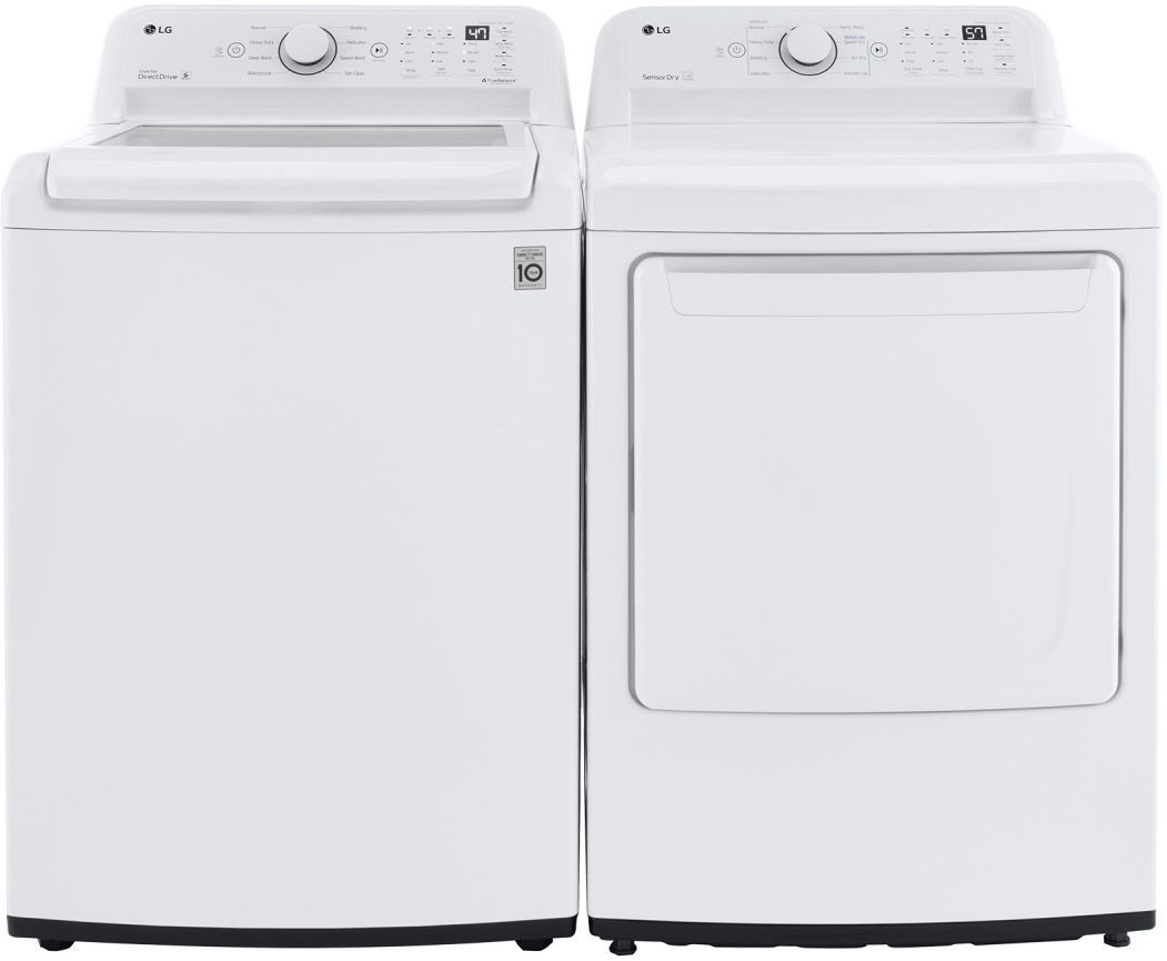 LG White Laundry Pair