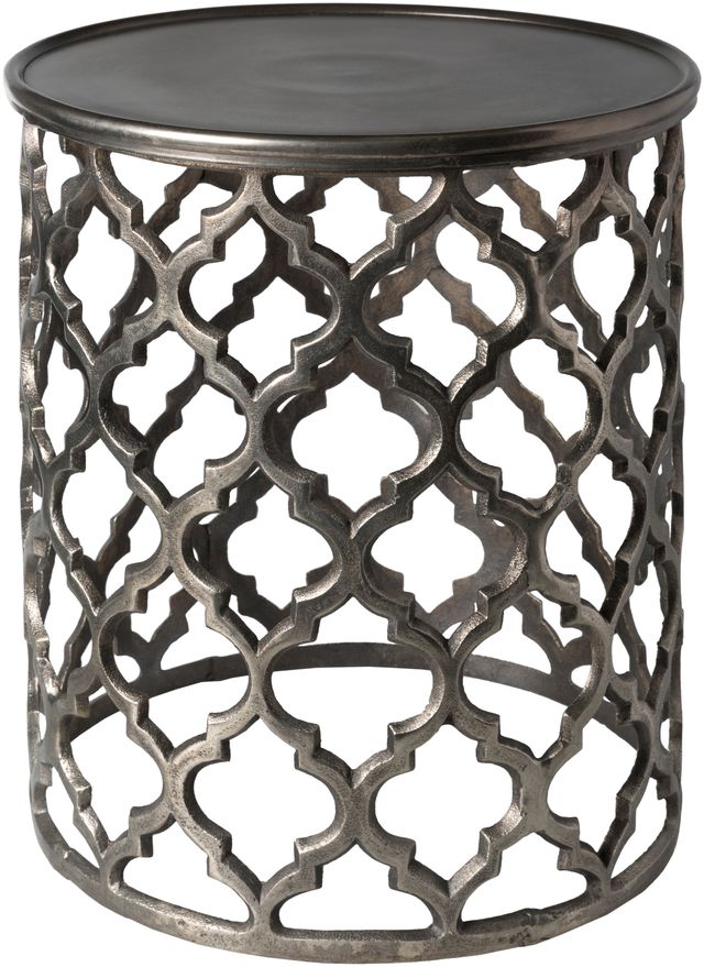 Surya Hammett Charcoal End Table-0