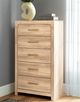 Signature Design by Ashley® Kinlanni Tan 5-Drawer Chest-1