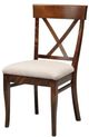 Handstone Florence X Back Side Chair With Fabric Seat-1