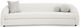 VIG Furniture Modrest Joshua White Modern Curved Sofa-1