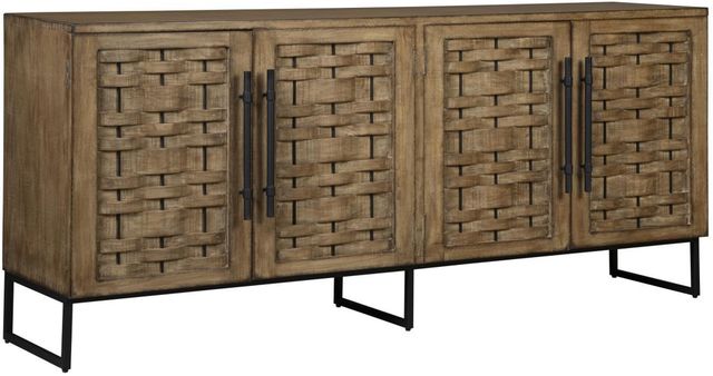 Nest Home Collections Madison Antique Natural Cabinet-0