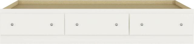 Perdue Woodworks Essential White Twin Mates Bed-1