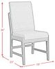 Elements International Brisbane Bozeman Brown Dining Side Chair-2