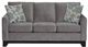Dynasty Furniture Gray Sofa-0