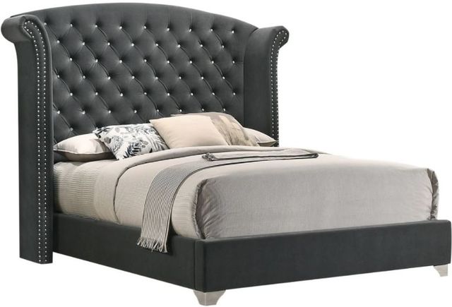 Coaster® Melody 4-Piece Grey King Bedroom Set | Store For