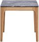 Coaster® Polaris Gray End Table with Natural Base-1