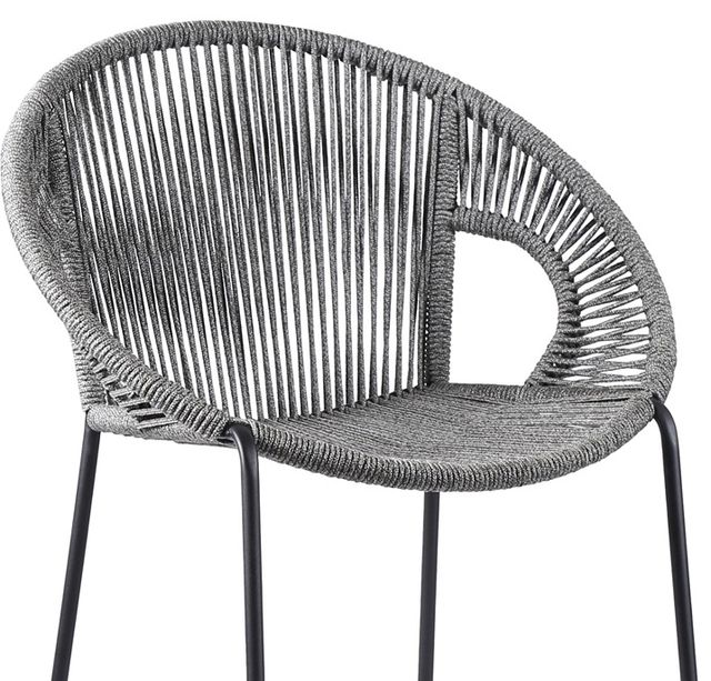 Armen Living Acapulco 30" Gray Bar Stool-3