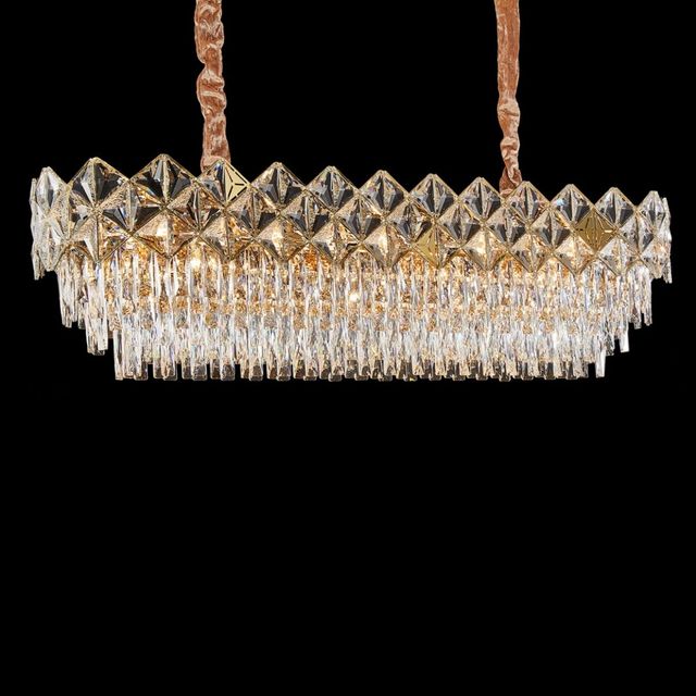 Michael Amini® Regalia Clear/Gold 16-Light Chandelier-1