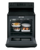 GE® 30" Black Free Standing Electric Range-1