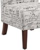 Linon Promo Script Accent Chair-3