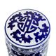 A & B Home Blue/White Decorative Tea Caddy-3