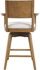 Jofran Inc. Axis Sable Panel Back Swivel Counter Stool-3