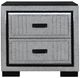 Global Furniture USA Isabella Gray Nightstand with LED-1