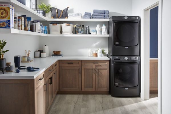 Maytag Volcano Black Laundry Pair