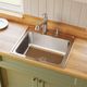 Elkay Lustertone® Classic Lustrous Satin 25" x 22" x 10-3/8" 2-Hole Single Bowl Drop-In Sink-2