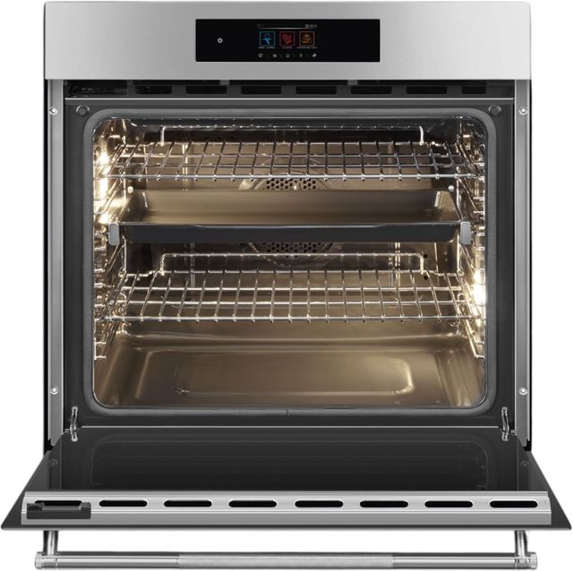 Smeg 30" Fingerprint-Proof Stainless Steel Single Electric Wall Oven-2