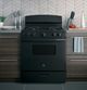 GE® 30" Black Freestanding Gas Range-5