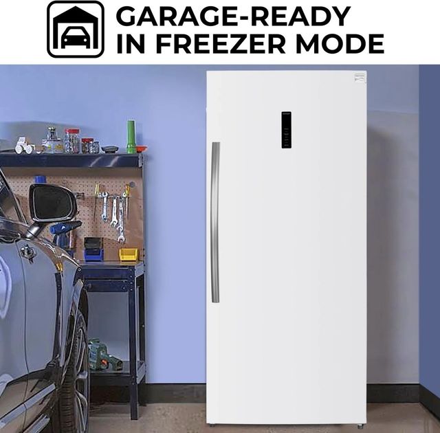 Kenmore 33" 21.2 Cu. Ft. White Convertible Upright Freezer with Quick Freeze-3