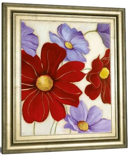 Classy Art Lavender and Red I by Tava Studios Wall Art-1
