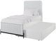Bernards Stiltz White Youth Twin Panel Trundle Bed-4