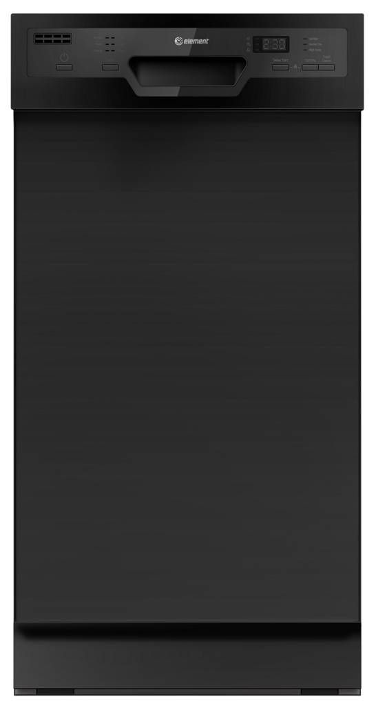 Element® 18" Black Front Control Built In Dishwasher -0