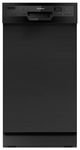 Element® 18" Black Front Control Built In Dishwasher -0