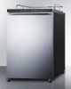 Summit® 5.6 Cu. Ft. Stainless Steel Beer Cooler/Kegerator-1