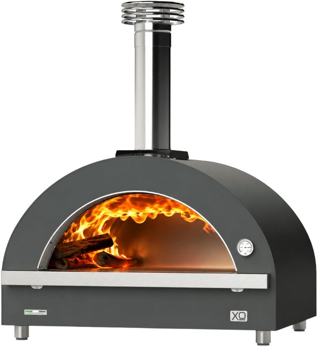 XO 40" Black Wood Fired Pizza Oven-1