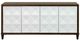 Martin Furniture Stellar Dark Brown/White 80" TV Stand-1