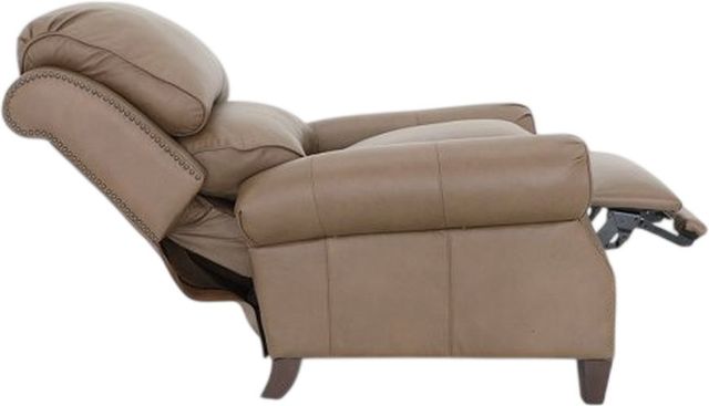 BarcaLounger® Churchill Cashmere Taupe Leather Manual Recliner-1