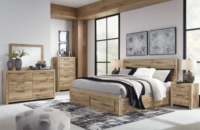 Signature Design by Ashley® Hyanna Tan Queen Panel Headboard-2